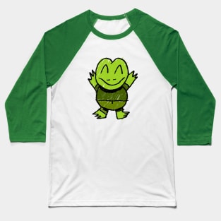 Frog - Scribble 2 Baseball T-Shirt